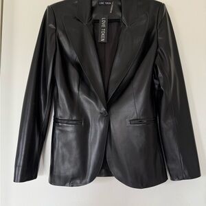 NWT Love Token Black Blazer Jacket
